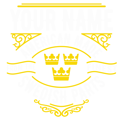 personalized Swedish Parts design