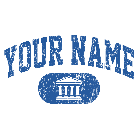 personalized Greek Varsity design