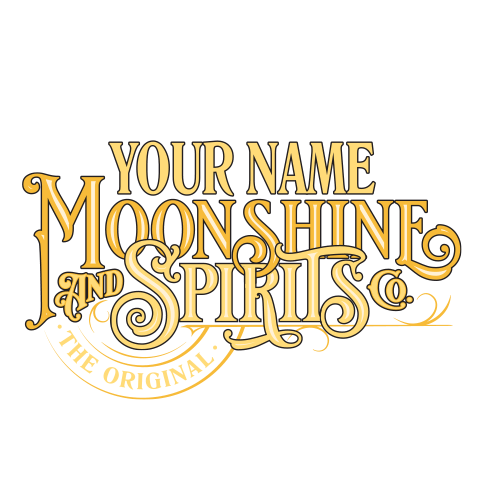 personalized Moonshine and Spirits design