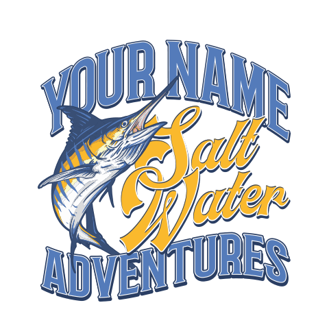 personalized Salt Water Adventures design