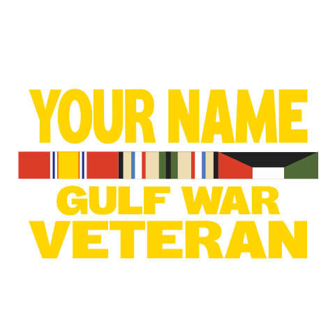 personalized Gulf War Veteran design