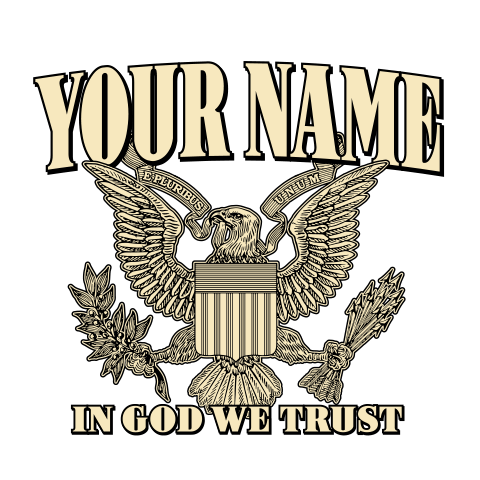 personalized In God We Trust design