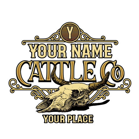 personalized Cattle Company design