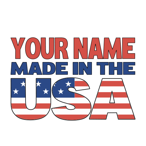 personalized USA Family design