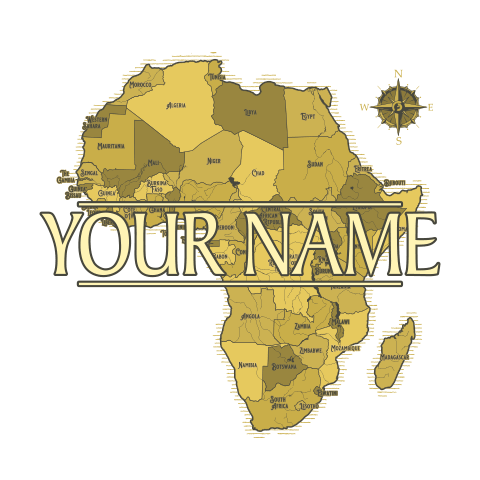 personalized African Heritage design