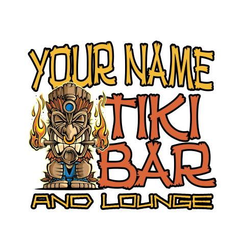 personalized Tiki Bar design