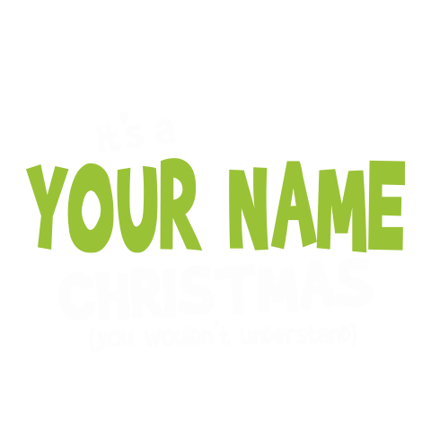 personalized Family Christmas Thing design