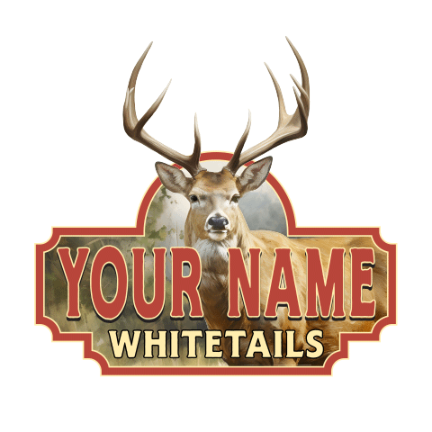 personalized Whitetails design