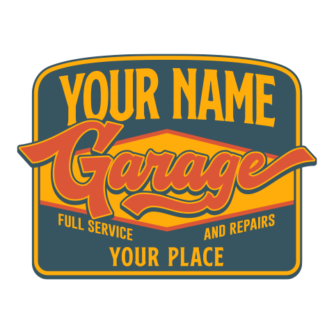 personalized Retro Garage design