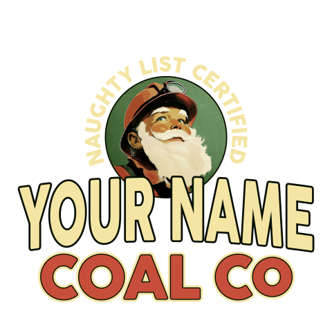 personalized Christmas Coal Company design