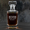 Man Myth Legend Clear Whiskey Decanter - Engraved ALT1 Thumbnail