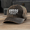 Man Myth Legend Brown/Camo Embroidered 2-Tone Camo Hat ALT1 Thumbnail