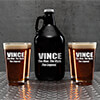 Man Myth Legend NA 1 Color Printed Growler 4 Color Pint Glass Gift Set ALT1 Thumbnail