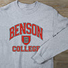 College Sports Grey Adult Long Sleeve ALT1 Thumbnail