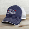 Team Navy/White Embroidered Trucker Hat ALT1 Thumbnail