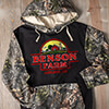 Farm Black/SFG Camo Adult 2-Tone Camo Hooded Sweatshirt ALT1 Thumbnail