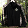 Hunting Camp Black/Realtree Camo Camo Microfleece Full Zip Jacket ALT2 Thumbnail