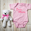 Queen Light Pink Baby Bodysuit ALT1 Thumbnail