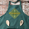 Celtic Cross Dark Green Apron ALT1 Thumbnail