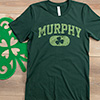 Irish Varsity Forest Green Adult Premium T-Shirt ALT1 Thumbnail