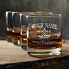 Irish Whiskey Clear Rocks Glass - Engraved (set of 4) ALT1 Thumbnail