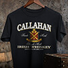 Irish Whiskey Black Adult T-Shirt ALT1 Thumbnail