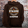 Official S'more Tester Dark Chocolate Adult Hooded Sweatshirt ALT1 Thumbnail