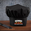 Grillmeister Black Embroidered Chef Hat ALT1 Thumbnail