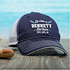 Lake House Navy/White Embroidered Trucker Hat ALT1 Thumbnail