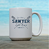 Lake House White Ceramic Coffee Mug (single) ALT1 Thumbnail