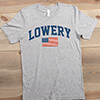 American Varsity Sports Grey Adult Premium T-Shirt ALT1 Thumbnail