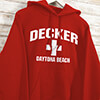 Lifeguard Red Adult Hooded Sweatshirt ALT1 Thumbnail