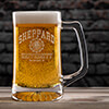 Vintage University Clear Beer Mug - Engraved ALT1 Thumbnail