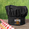 King of the Grill Black Embroidered Chef Hat ALT1 Thumbnail