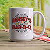 Few Have Died BBQ White Ceramic Coffee Mug (single) ALT1 Thumbnail