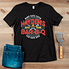 Few Have Died BBQ Black Adult Ladies Premium T-Shirt ALT1 Thumbnail