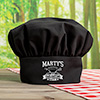 Tailgating Team Black Embroidered Chef Hat ALT1 Thumbnail