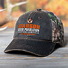 Deer Services Brown/Camo Embroidered 2-Tone Camo Hat ALT1 Thumbnail