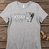 Excuse Me Squirrel Sports Grey Adult Ladies Premium T-Shirt ALT1 Thumbnail