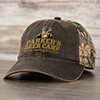 Deer Camp Brown/Camo Embroidered 2-Tone Camo Hat ALT1 Thumbnail