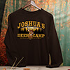 Deer Camp Dark Chocolate Adult Long Sleeve ALT1 Thumbnail