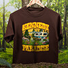 Camper's Paradise Dark Chocolate Adult T-Shirt ALT1 Thumbnail