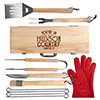 Your Country Natural Hevea Hardwood 10 Piece BBQ Set ALT1 Thumbnail