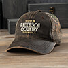 Your Country Brown/Camo Embroidered 2-Tone Camo Hat ALT1 Thumbnail