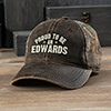 Proud To Be Brown/Camo Embroidered 2-Tone Camo Hat ALT1 Thumbnail