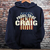 Proud To Be Navy Adult Hooded Sweatshirt ALT1 Thumbnail