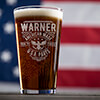 U.S.A. Parts Clear Pint Glass - Engraved (single) ALT1 Thumbnail