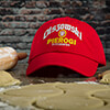 Pierogi Red Embroidered Hat ALT1 Thumbnail