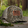 American Outdoor Company Mossy Oak Original Bottomland Camo/Tan Structured Trucker Hat with Patch ALT1 Thumbnail