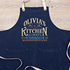 Vintage Kitchen Navy/Stone Canvas Work Apron ALT1 Thumbnail